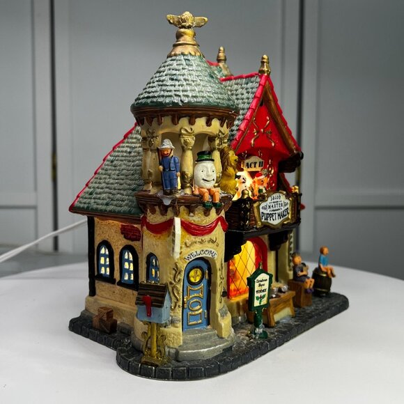 Lemax Puppet Maker Caddington Village Lighted Christmas Building 2005 (Damaged) - Picture 4 of 16